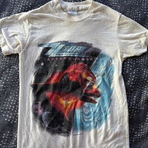 ZZ Top 1986 Afterburner Tour Authentic Vintage Small Tshirt